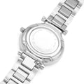 Fossil Carlie Silver Dial Silver Steel Strap Watch for Women - ES4341