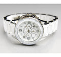 Marc Jacobs Rock White Dial White Stainless Steel Strap Watch for Women - MBM2545