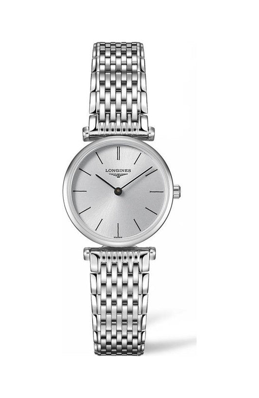Longines La Grande Classique De Longines Silver Dial Silver Mesh Bracelet Watch for Women - L4.209.4.72.6