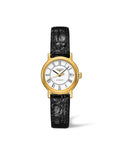 Longines Presence Automatic White Dial Black Watch for Women - L4.321.2.11.2