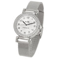 Coach Madison White Dial Silver Mesh Bracelet Watch for Women - 14502651