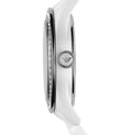 Emporio Armani Ceramica Mother of Pearl White Dial White Steel Strap Watch For Women - AR1426