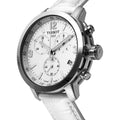 Tissot PRC 200 Chronograph Quartz White Dial Steel Watch For Men - T055.417.16.017.00