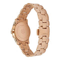 Tissot T Wave Mother of Pearl Dial Rose Gold Steel Strap Watch For Women - T112.210.33.113.00