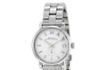 Marc Jacobs Marc Baker White Dial Silver Stainless Steel Strap Watch for Women - MBM3246