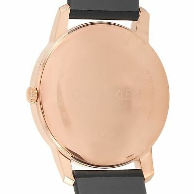 Calvin Klein City Quartz Black Dial Black Leather Strap Watch for Men - K2G2G6CZ