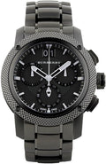 Burberry Endurance Chronograph Black Dial Black Steel Strap Watch For Men - BU9801