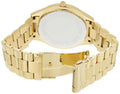 Michael Kors Slim Runway Gold Dial Two Tone Gold Strap Watch for Women - MK4285