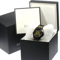 Gucci G Timeless Ghost Black Dial Black Rubber Strap Watch For Men - YA1264019