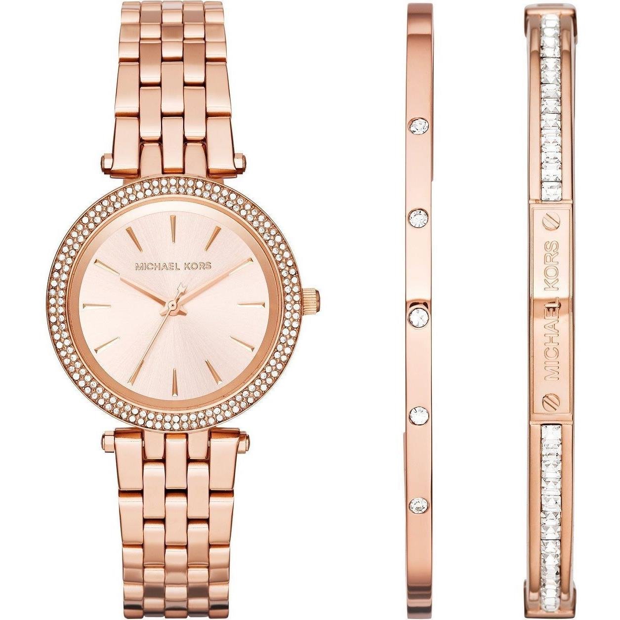 Michael Kors Darci Rose Gold Steel Strap Watch for Women - MK3431