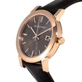 Burberry The City Brown Dial Brown Leather Strap Watch for Men - BU9013