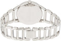 Calvin Klein Stately White Dial Silver Steel Strap Watch for Women - K3G23126