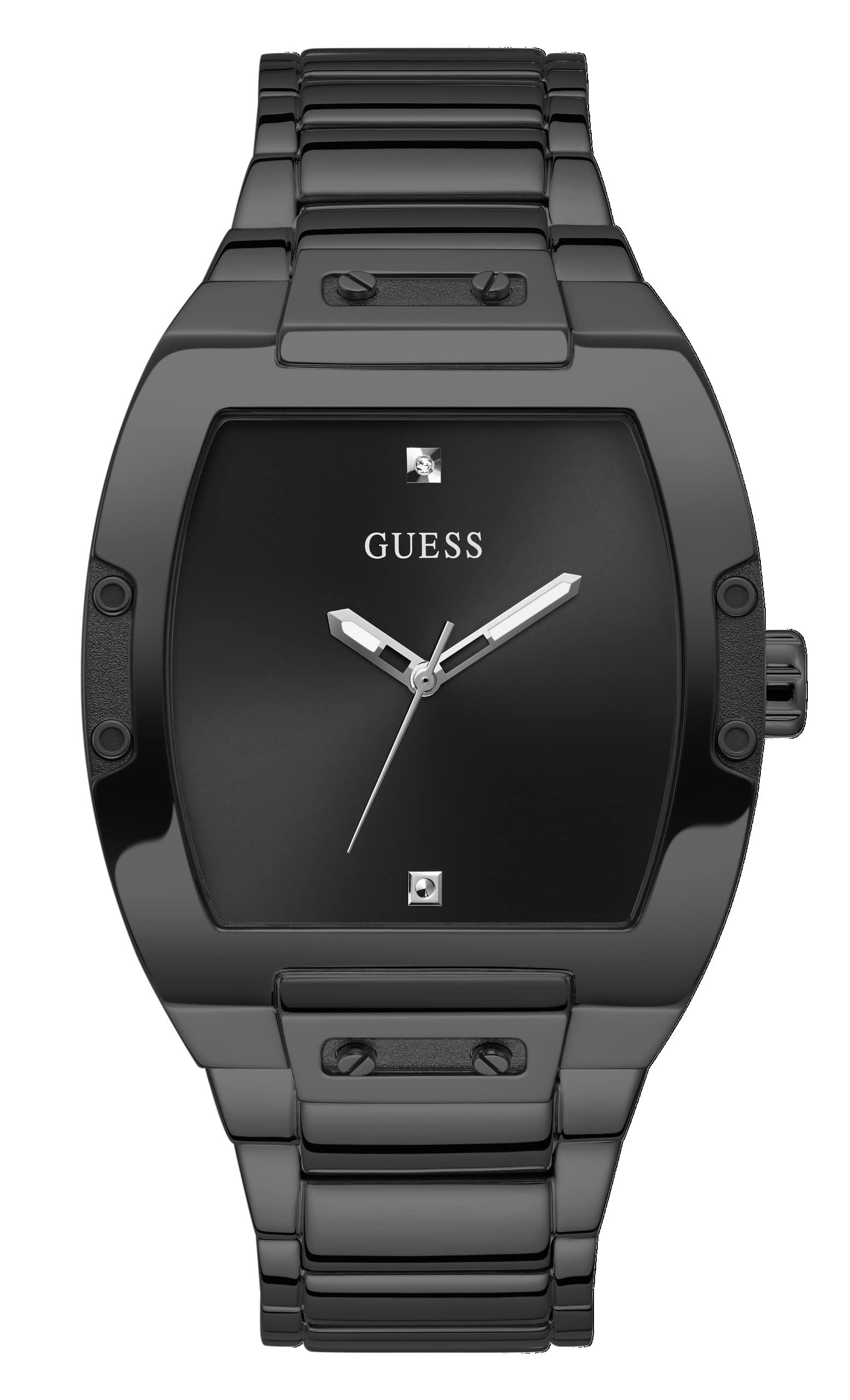 Guess Trend Black Dial Black Steel Strap Watch for Men - GW0387G3