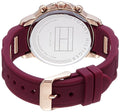 Tommy Hilfiger Claudia Red Dial Two Tone Steel Strap Watch for Women - 1781744