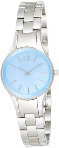 Calvin Klein Simplicity Blue Dial Silver Steel Strap Watch for Women - K432314N