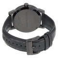 Burberry The City Black Dial Black Leather Strap Watch for Men - BU9906