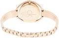 Calvin Klein Impetuos Silver Dial Rose Gold Steel Strap Watch for Women - K4F2N616