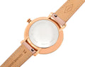 Fossil Jacqueline White Dial Pink Leather Strap Watch for Women - ES3988