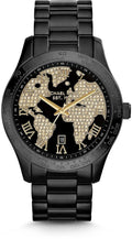 Michael Kors Layton Pave Black Dial Black Steel Strap Watch for Women - MK6091