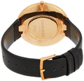 Calvin Klein Full Moon Black Dial Black Leather Strap Watch for Women - K8Y236C1