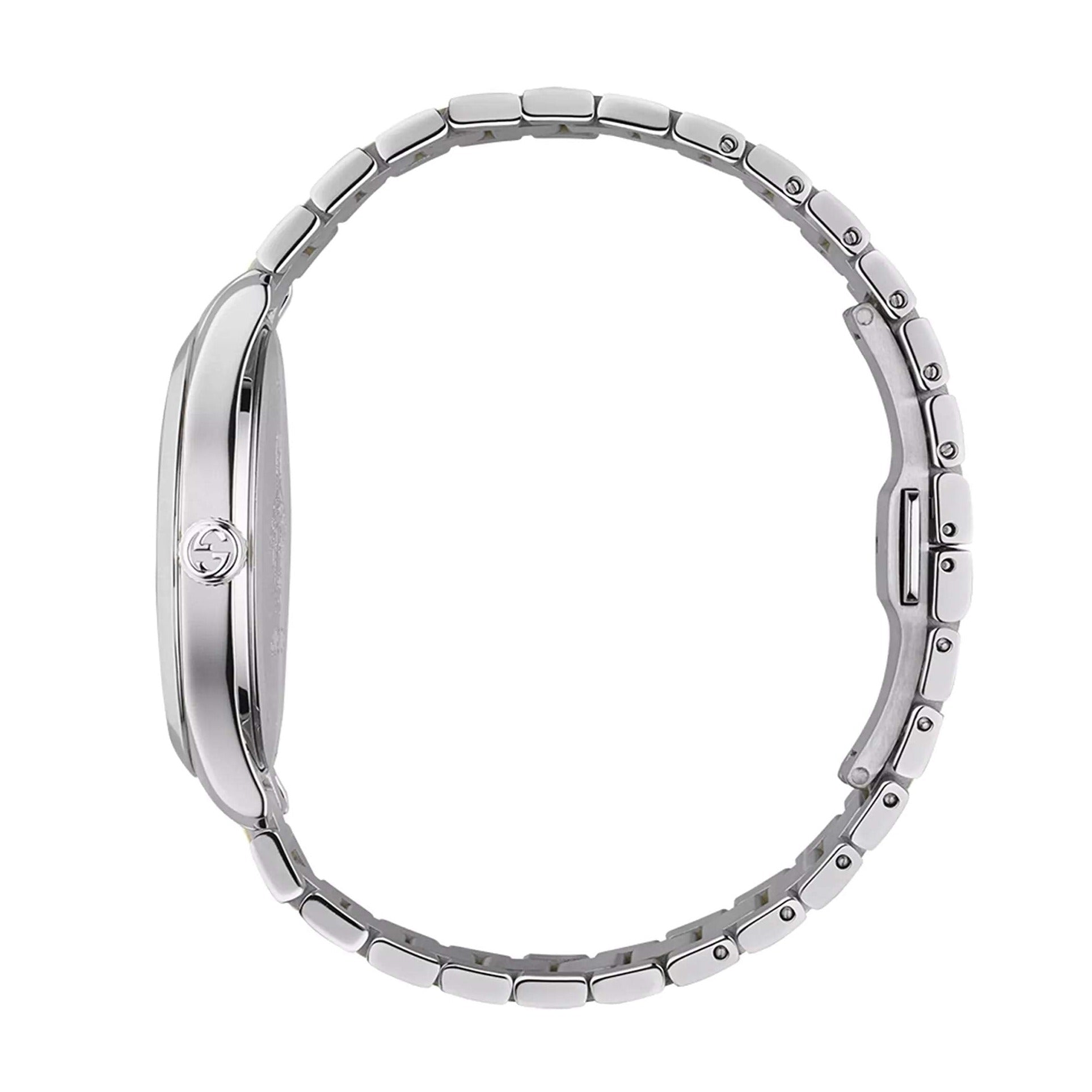 Gucci G Timeless Feline Silver Dial Silver Steel Strap Watch For Women - YA1264095