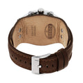 Fossil Coachman Chronograph Black Dial Brown Leather Strap Watch for Men - CH2891