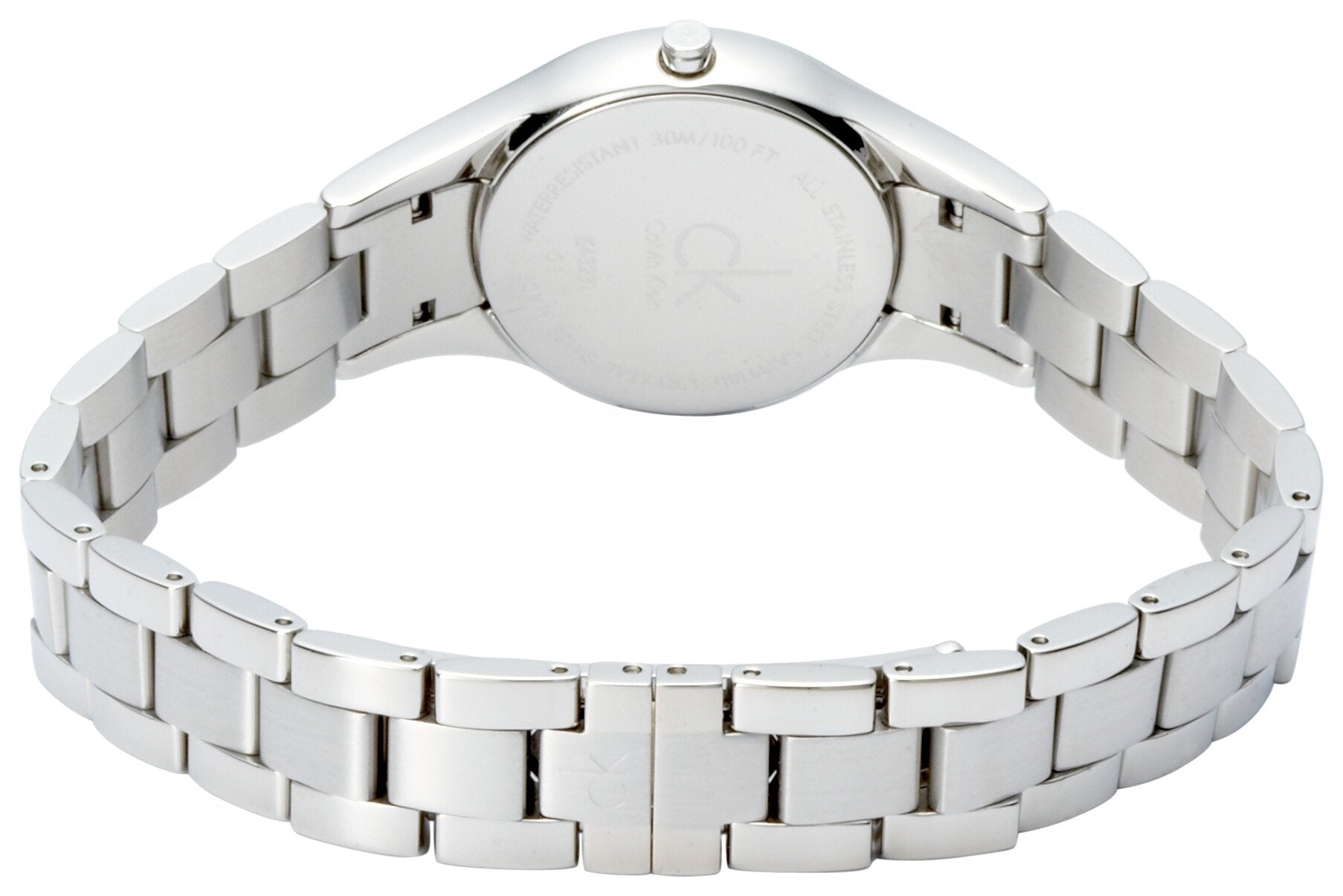 Calvin Klein Simplicity Silver Dial Silver Steel Strap Watch for Women - K4323120