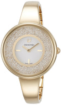 Swarovski Crystalline Bracelet White Dial Gold Steel Strap Watch for Women - 5269253