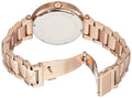 Michael Kors Parker Rose Gold Dial with Diamonds Rose Gold Steel Strap Watch for Women - MK6426