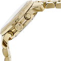 Michael Kors Runway Gold Dial Gold Steel Strap Watch for Women - MK5826