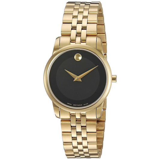 Movado Museum Classic Quartz Stainless Steel 28mm Watch For Women - 0607005