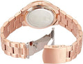 Guess Glisten Multifunction Quartz Rose Gold Dial Rose Gold Steel Strap Watch For Women - W16017L1