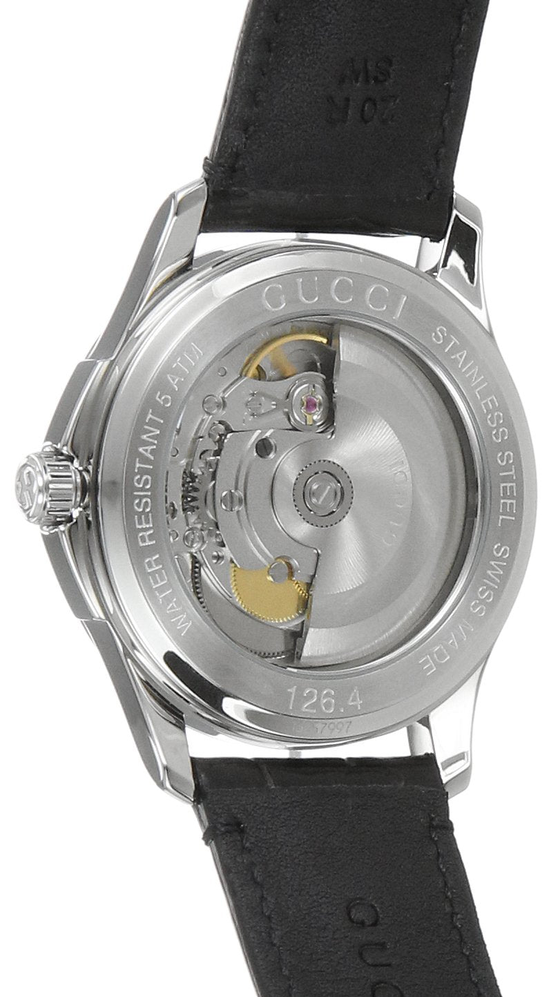 Gucci G Timeless Automatic Black Dial Watch For Women - YA126469