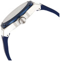 Guess Legacy Grey Dial Blue Silicone Strap Watch For Men - W1049G1