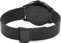 Calvin Klein Minimal Black Dial Black Mesh Bracelet Watch for Men - K3M224B1