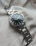 Tag Heuer Aquaracer Black Dial Silver Steel Strap Watch for Men - WBD1110.BA0928