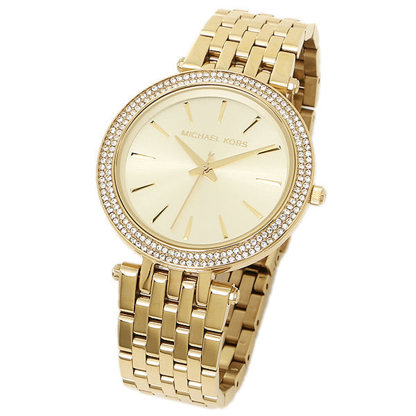 Michael Kors Darci Gold Dial Gold Steel Strap Watch for Women - MK4325