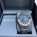 Tag Heuer Aquaracer Professional 300 GMT Automatic Blue Dial Silver Steel Strap Watch for Men - WBP2010.BA0632