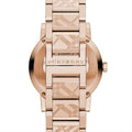 Burberry The City Rose Gold Dial Rose Gold Stainless Steel Strap Watch for Women - BU9039