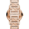 Burberry The City Rose Gold Dial Rose Gold Steel Strap Watch for Women - BU9039