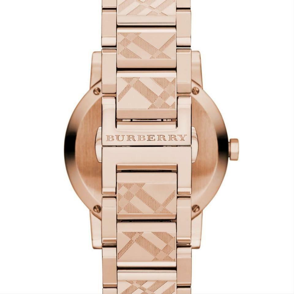 Burberry The City Rose Gold Dial Rose Gold Steel Strap Watch for Women - BU9039