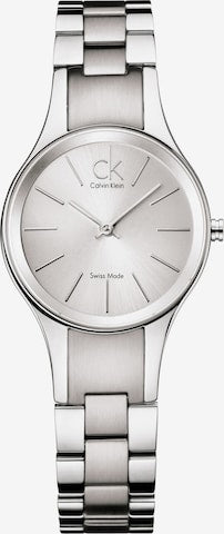 Calvin Klein Simplicity White Dial Silver Steel Strap Watch for Women - K4323185