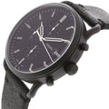 Fossil Commuter Black Dial Black Leather Strap Watch for for Men - FS5504