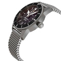 Breitling Superocean Heritage B20 Automatic 42 Black Dial Silver Mesh Bracelet Watch for Men - AB2010121B1A1