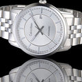 Calvin Klein Infinity Automatic Silver Dial Silver Steel Strap Watch for Men - K5S34146