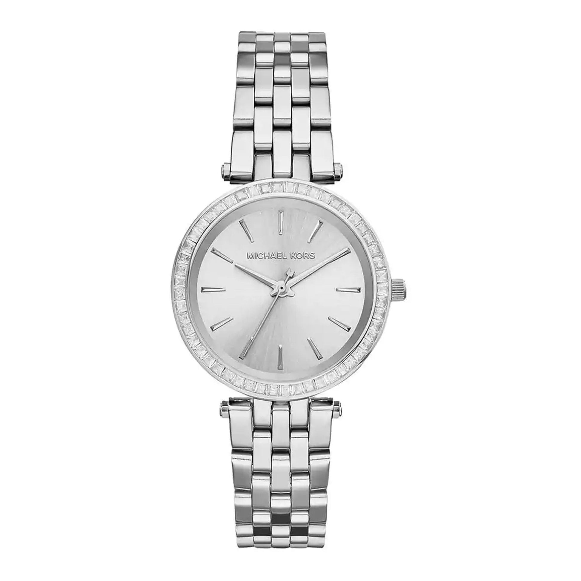 Michael Kors Darci Crystals Silver Dial Silver Steel Strap Watch for Women - MK3429