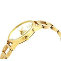 Calvin Klein Stately White Dial Gold Steel Strap Watch for Women - K3G2352W