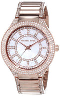 Michael Kors Kerry Mother of Pearl Dial Rose Gold Steel Strap Watch for Women - MK3313