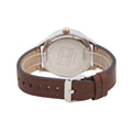 Tommy Hilfiger Spencer Blue Dial Brown Leather Strap Watch for Men - 1791642