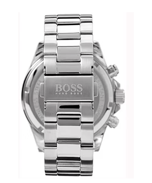 Hugo Boss Hero Sport Chronograph Blue Dial Silver Steel Strap Watch for Men - 1513755